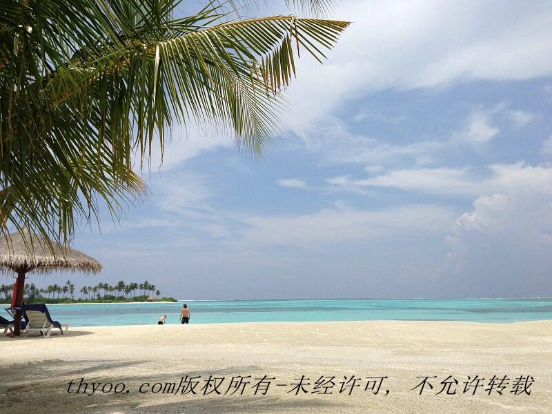 馬爾代夫海灘-藍(lán)藍(lán)的